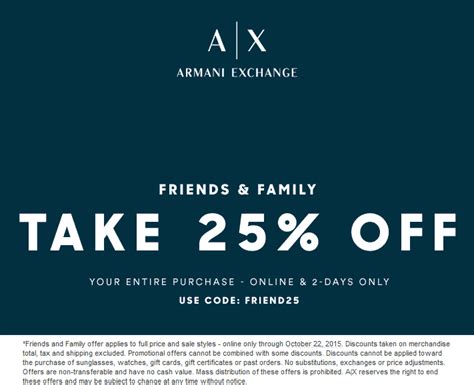 code promo armani exchange|armani exchange free shipping.